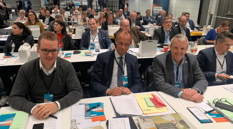Niklas Frigger und Wolfgang Diekmann beim CDU Landesparteitag
