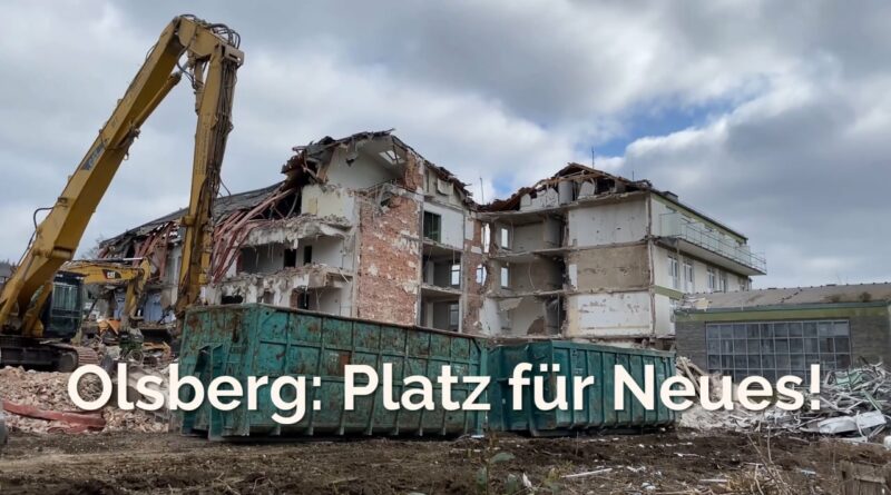 Abriss ehemaliges Krankenhaus Olsberg