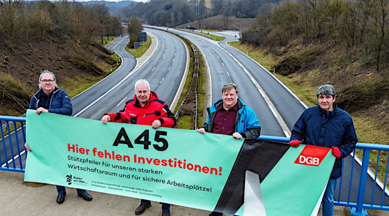 Fehlende Investitionen auf der A45