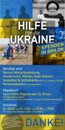 Ukrainehilfe-Brilon