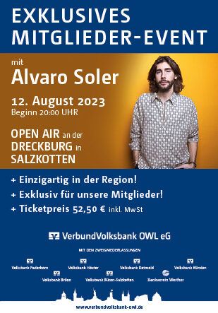 Alvaro Soler am 12. August in Salzkotten
