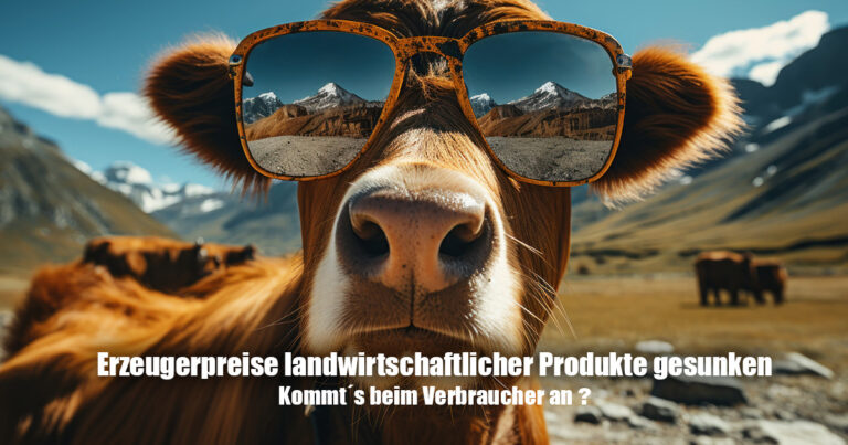 Erzeugerpreise landwirtschaftlicher Produkte gesunken