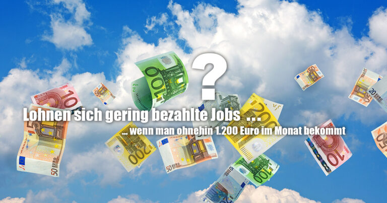 gering bezahlte Jobs