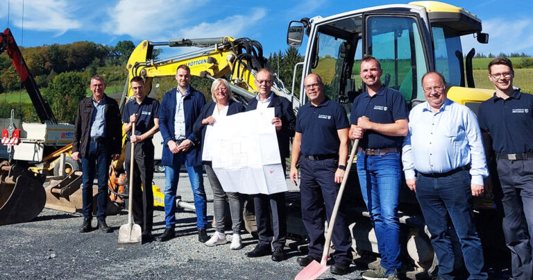 neues Feuerwehrhaus fuer Calle und Wallen