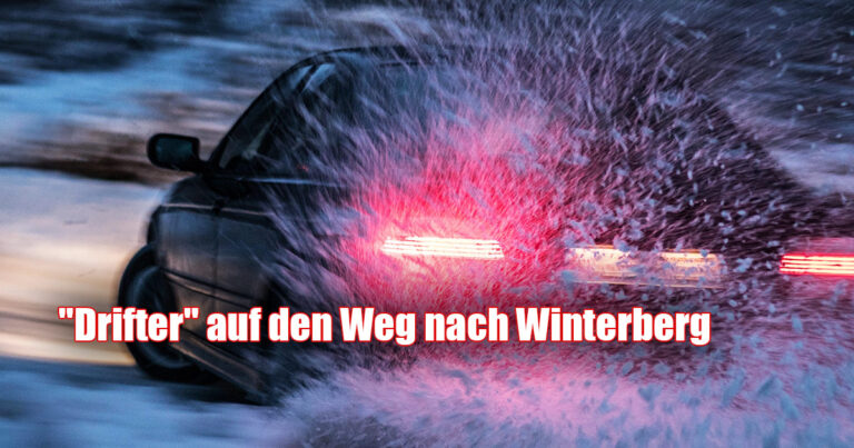 Drifter auf den Weg nach Winterberg