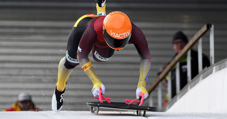 Europacup Skeleton in der VELTINS EisArena