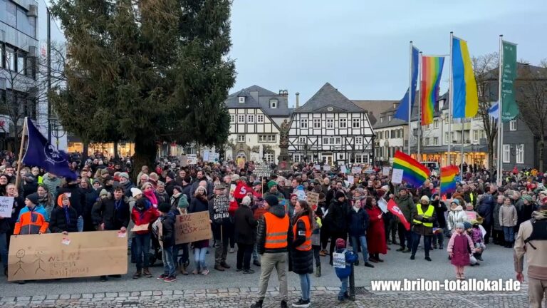 Demonstration am 02022024 in Brilon