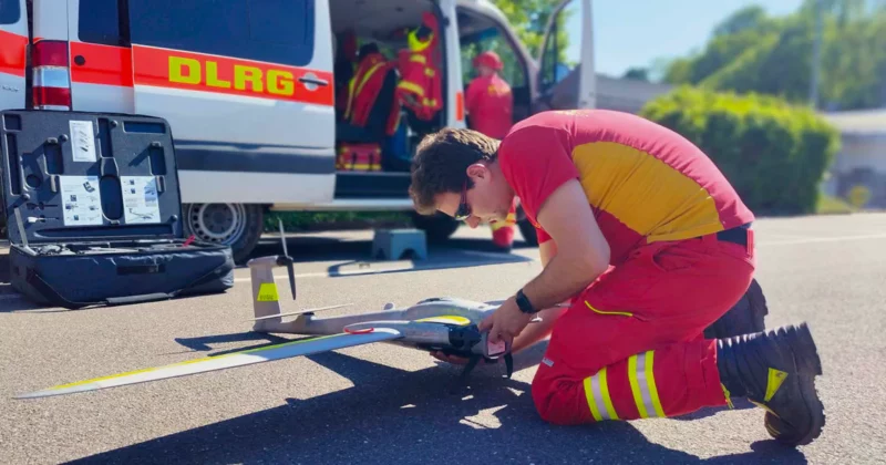 Drohnenspezialisten der DLRG