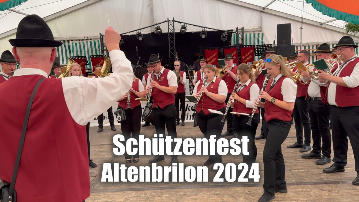 Schtzenfest in Altenbrilon Festzug am Samstag10082024