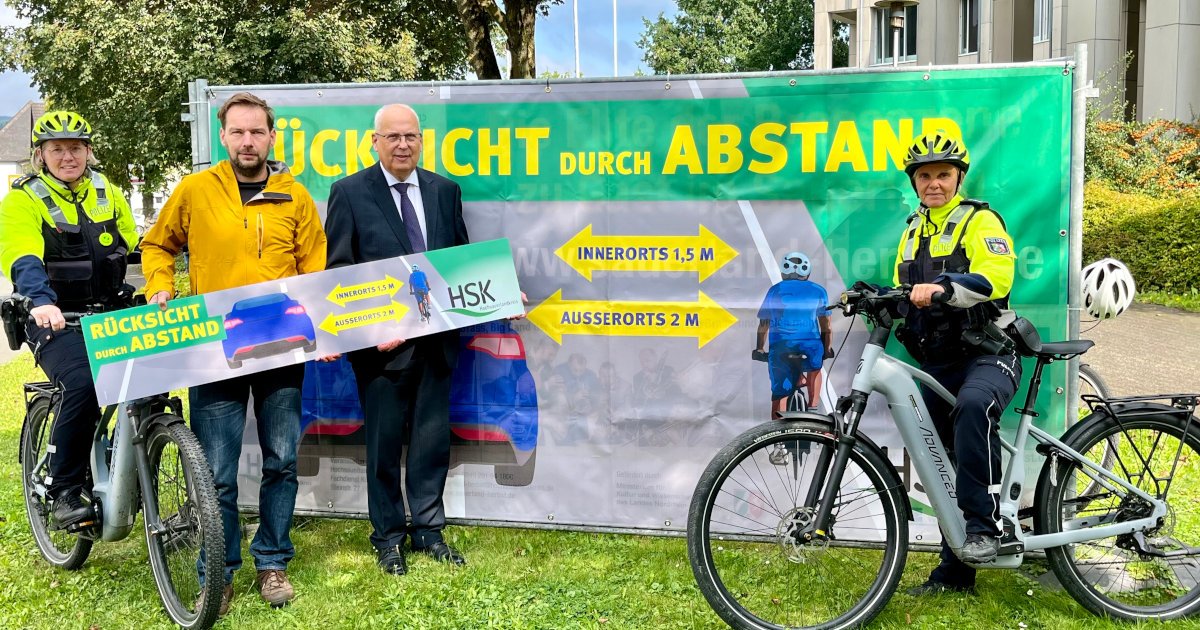 Abstand halten beim Überholen