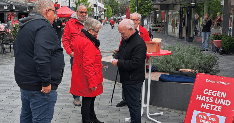 Ein Herz für die Demokratie